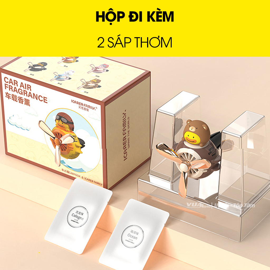 Sáp thơm nước hoa ô tô kẹp cửa gió điều hòa quạt trang trí nội thất xe cao cấp