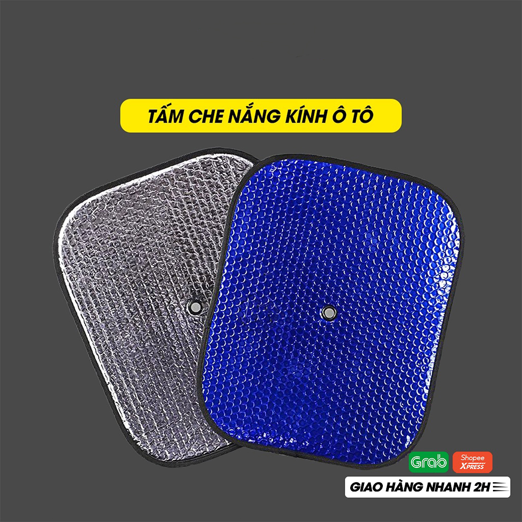 Tấm che nắng ô tô chắn nắng cửa kính xe chất liệu cách nhiệt chống nóng tiện lợi