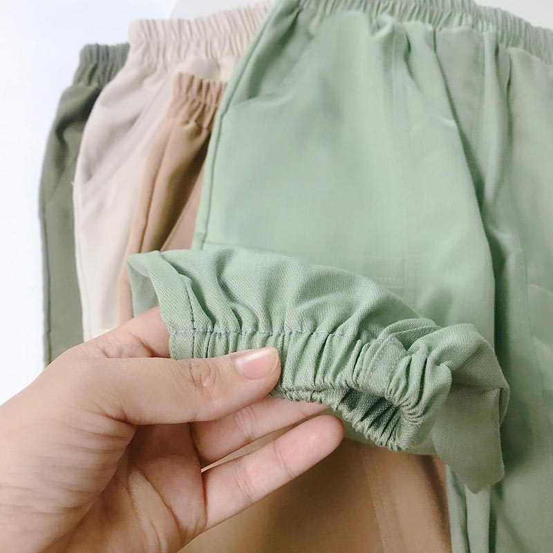 Quần dài bé trai Medokids, quần kaki giấy dài bo gấu cho bé trai từ 10 - 32kg