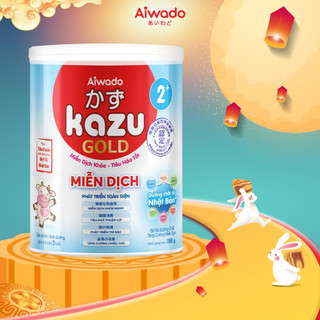 Sữa bột Aiwado Kazu Miễn Dịch Gold 2+ 350 gram  - Sữa mát miễn dịch giúp bé Miễn Dịch khỏe
