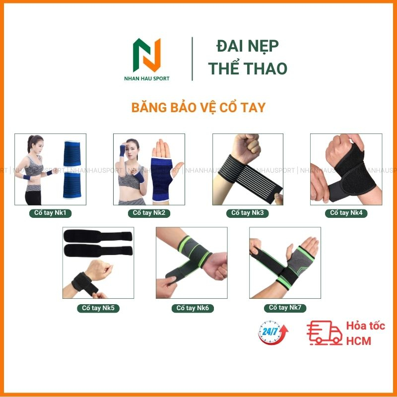 Băng Bảo Vệ Cổ Tay, Bó Bảo Vệ Cổ Tay Thể Thao - Bảo Vệ Cổ Tay: Cổ Tay Nk1, Nk2, Nk3, Nk4, Nk5, Nk6, 