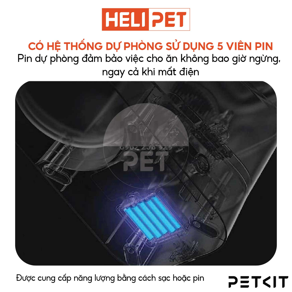 [BH 12 Tháng] Máy Ăn, Máy Nhả Hạt Cho Mèo Có Camera PETKIT Element Fresh Solo Dung Tích 3 Lít - HeLiPet