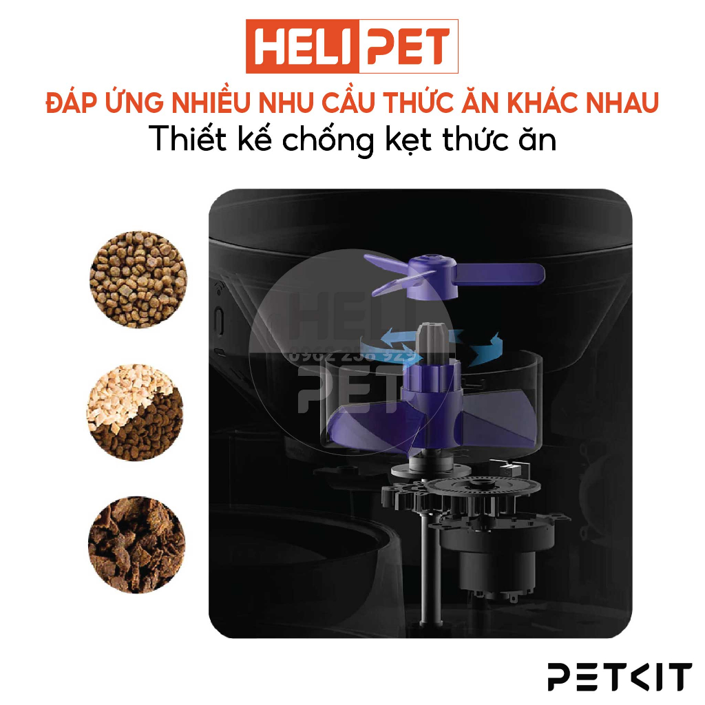 Máy Cho Mèo Ăn Tự Động PETKIT Infinity, Máy Nhả Hạt PETKIT Fresh Element 3, Máy Ăn Tự Động Có Thu Âm - HeLiPet