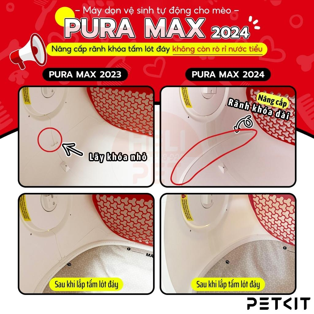 [NEW 2024] Nhà Vệ Sinh Cho Mèo PETKIT, Máy Vệ Sinh Tự Động Cho Mèo Pura Max Máy Dọn Phân Mèo