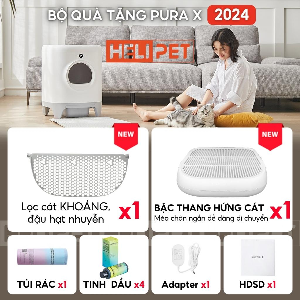 [NEW 2024] Máy Dọn Phân Mèo Tự Động PETKIT Pura X Nhà Vệ Sinh Tự Động Cho Mèo Cao Cấp