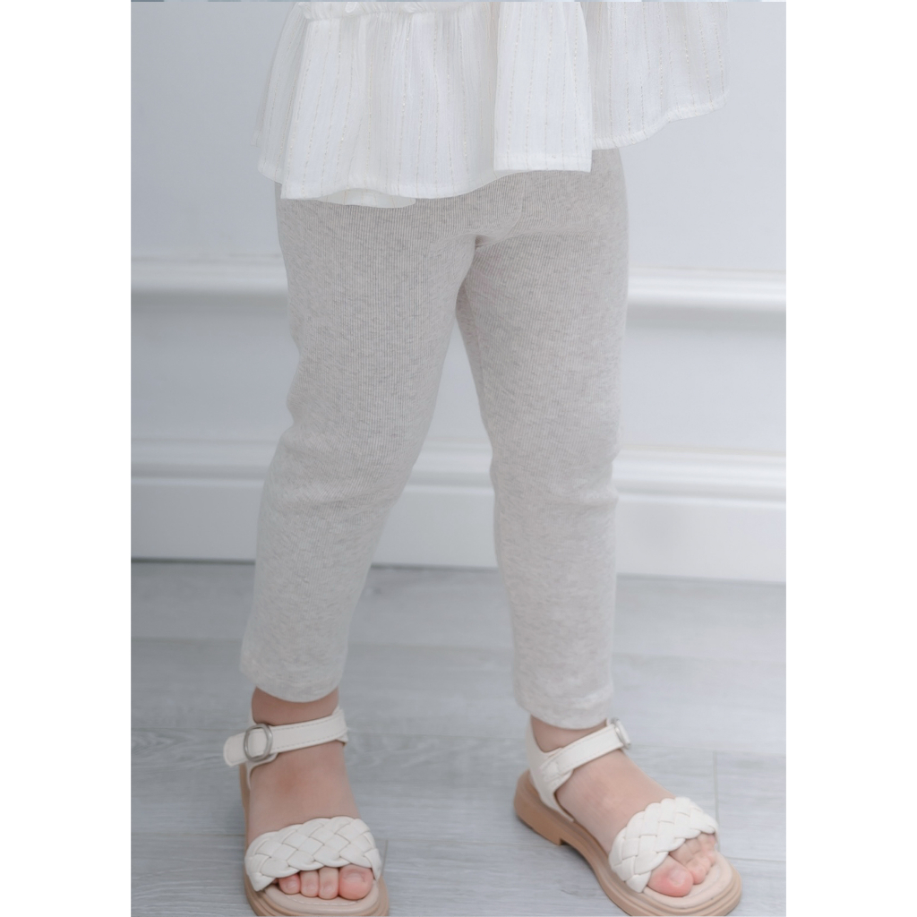 Quần legging bé gái dài cho bé từ 1 tuổi - 10 tuổi chất thun gân thoáng mát Baa Baby - B-GC-QU32D-02