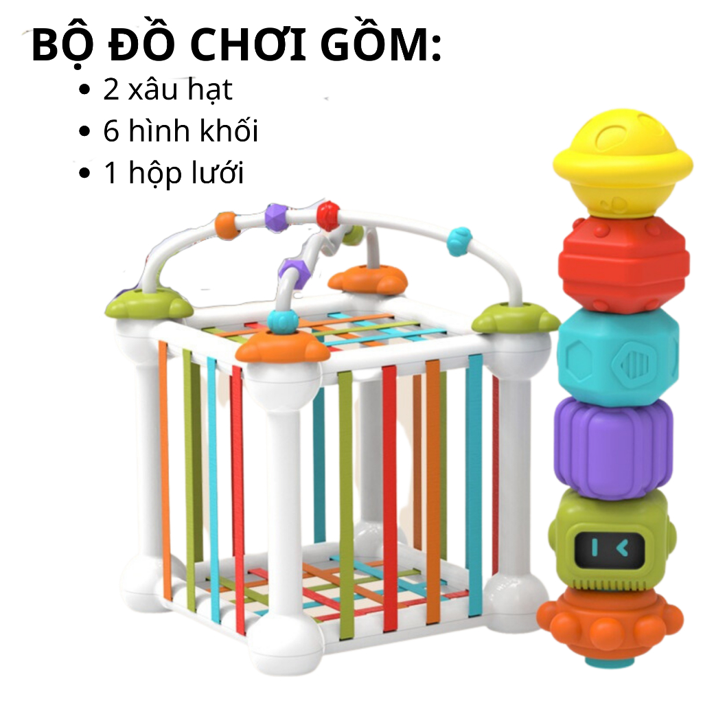 Hộp lập phương Đồ chơi cho bé Đồ chơi giáo dục sớm