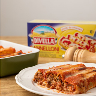 [Nhập Khẩu Ý] Mì Ống Cuộn Divella Cannelloni 250Gr