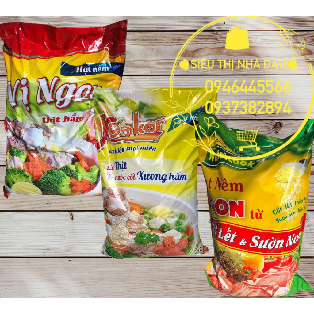 Hạt nêm gói 5kg, 10kg siêu tiết kiệm Knor Nutricook, Vị Ngon,  Kooker, Bếp Vua
