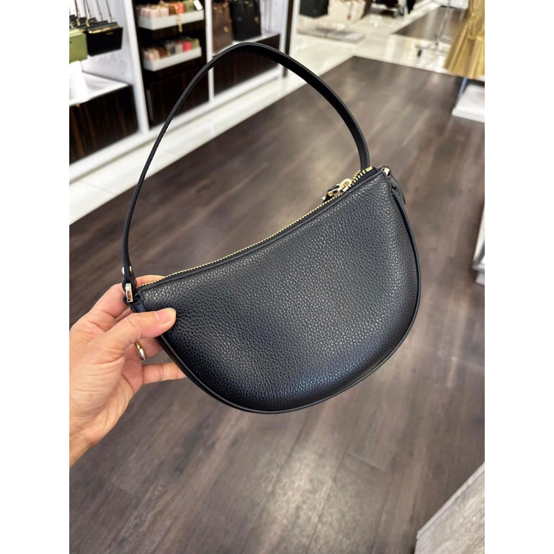 Túi M K Dover hình bán nguyệt halfmoon Size 24cm