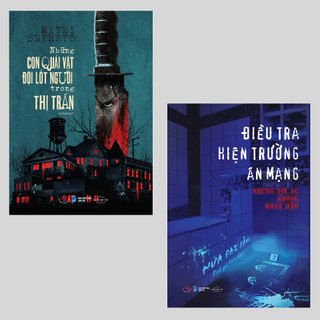 Sách - combo 2 cuốn : những con quái vật đội lốt người trong thị trấn + điều tra hiện trường án mạng