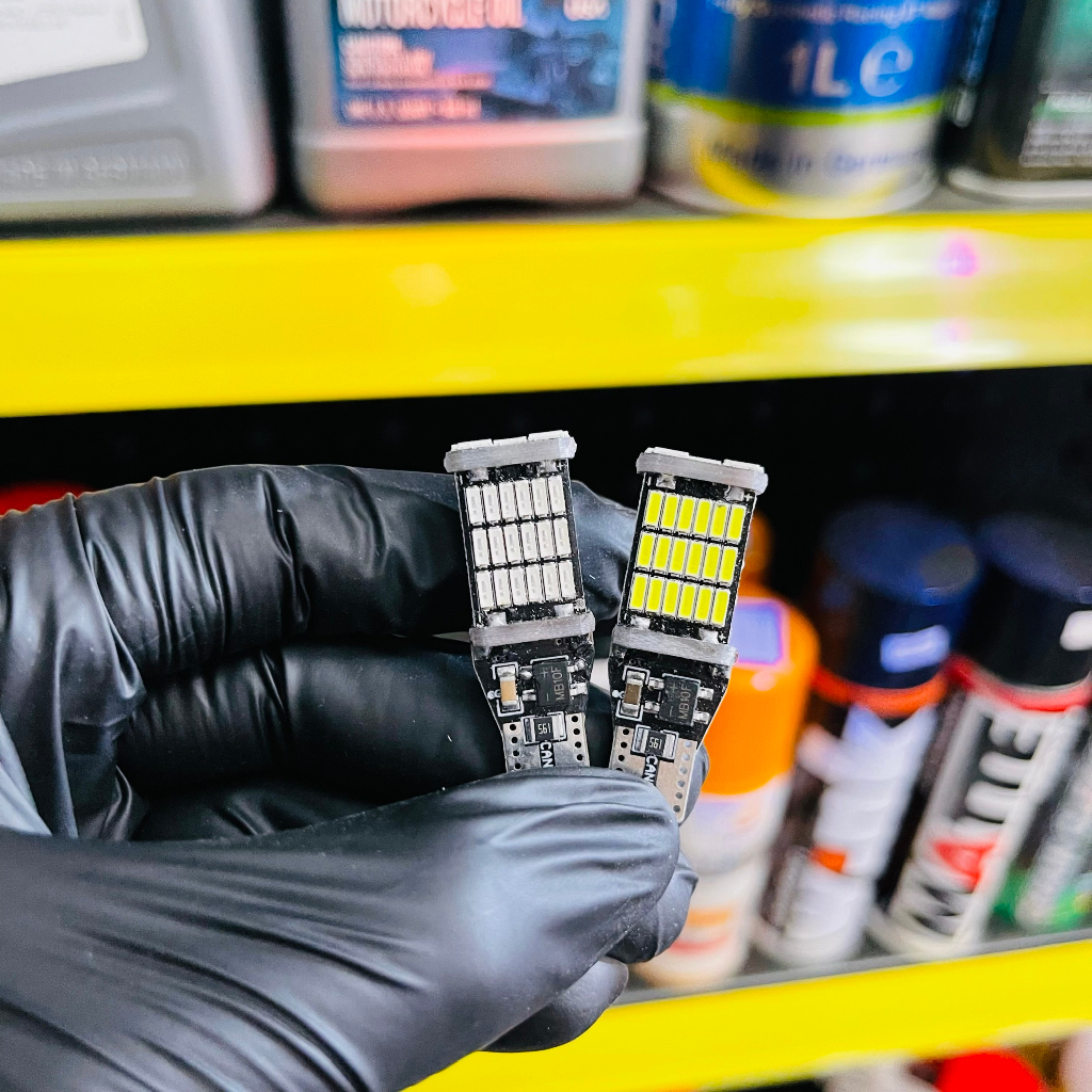 Combo Đèn LED T10 T15 gắn Xi Nhan, Demi Cho Xe máy Xe Oto Chip 4014 Siêu sáng Nhiều Màu Lựa Chọn