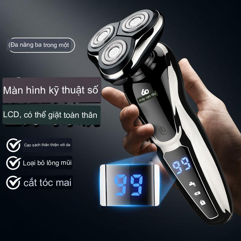 Máy Cạo Râu Mới, Máy cạo râu đa năng Shaver 6D , 4D , 9D  Màn Hình LCD Màn Hình Hiển Thị Kỹ Thuật Số