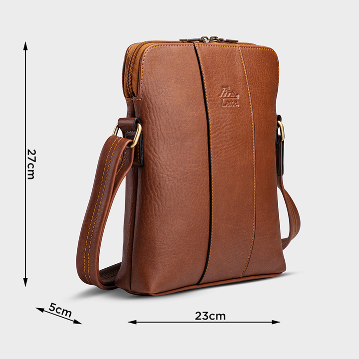 Túi đeo chéo da nam đa năng Lata TN14
