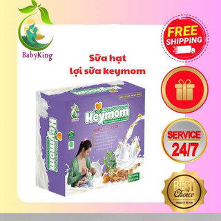 SỮA HẠT LỢI SỮA 3 VỊ KEYMOM ( Vị Ca Cao, Vị Cốt Dừa, Vị Truyền Thống)- Ngũ cốc lợi sữa keymom