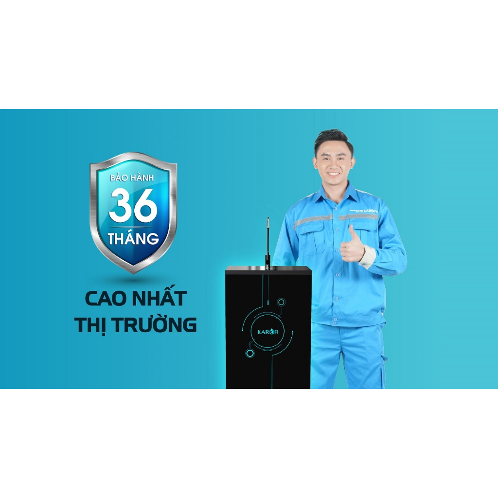 Máy lọc nước Karofi ERO100V - công nghệ lõi SMAX - Bảo hành 36 tháng