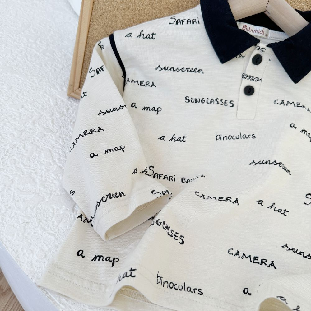 Áo polo thu đông dài tay chất liệu cotton mềm mịn, thoáng khí, chất liệu 100% cotton, bebukidsstore A1588