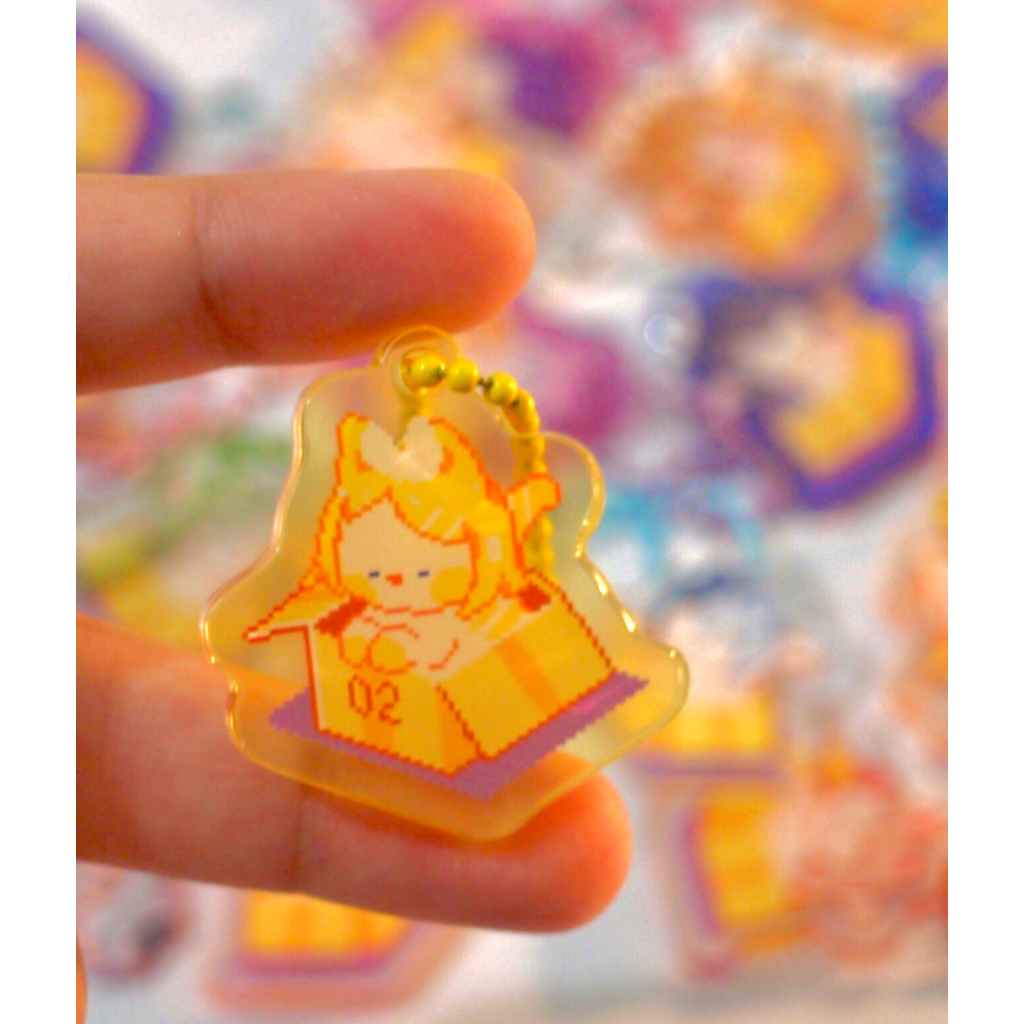 Móc khóa keychain acrylic Project Sekai Nyan Cat Box