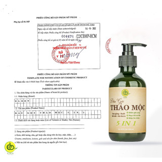 DẦU GỘI THẢO MỘC 5 IN 1 ELBON