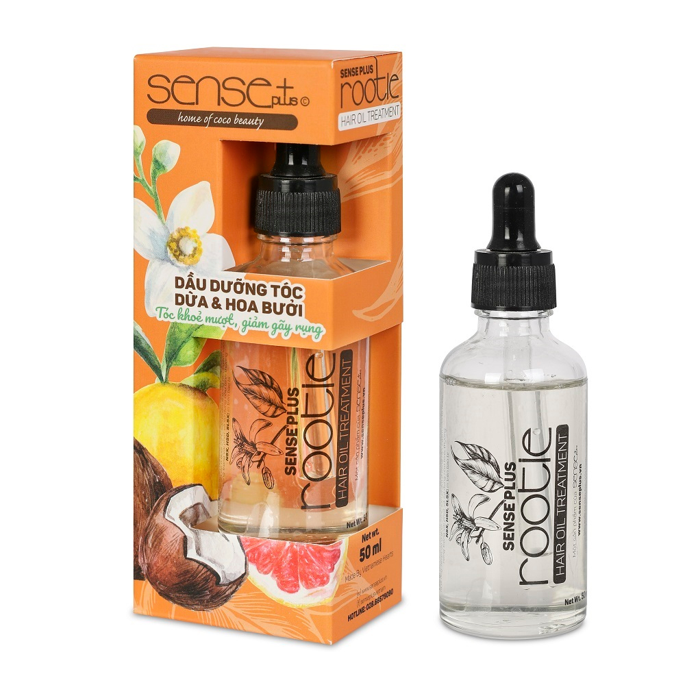 COMBO DẦU DỪA DƯỠNG TÓC ROOTIE SENSE PLUS 50ML & DẦU GỘI DƯỠNG SINH COBOTÉ 10ML