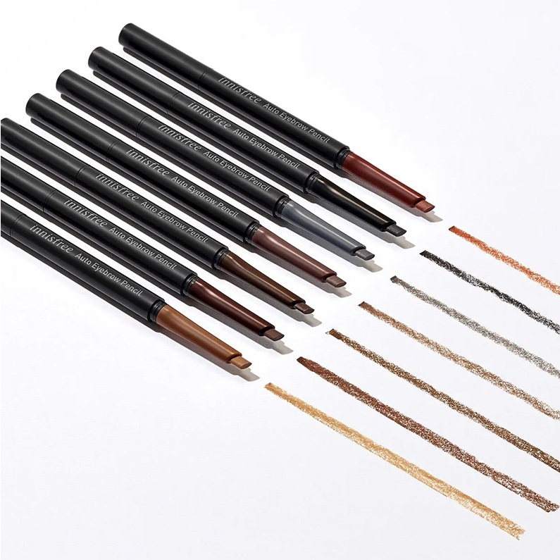 Chì Kẻ Mày Ngang Mảnh, Lâu Trôi Innisfree Auto Eyebrow Pencil 0.3g