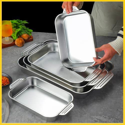 KHAY INOX 304 ĐA CÔNG DỤNG VÀNG/BẠC