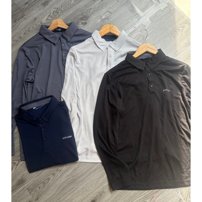 Áo golf dài tay K.Y.J xuất Hàn cho các anh VNXK