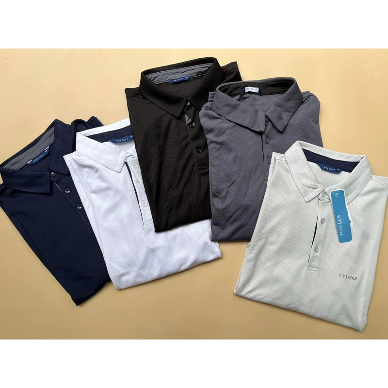 Áo golf dài tay K.Y.J xuất Hàn cho các anh VNXK