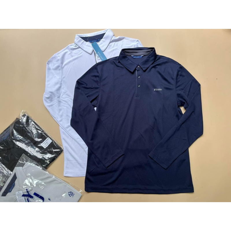 Áo golf dài tay K.Y.J xuất Hàn cho các anh VNXK