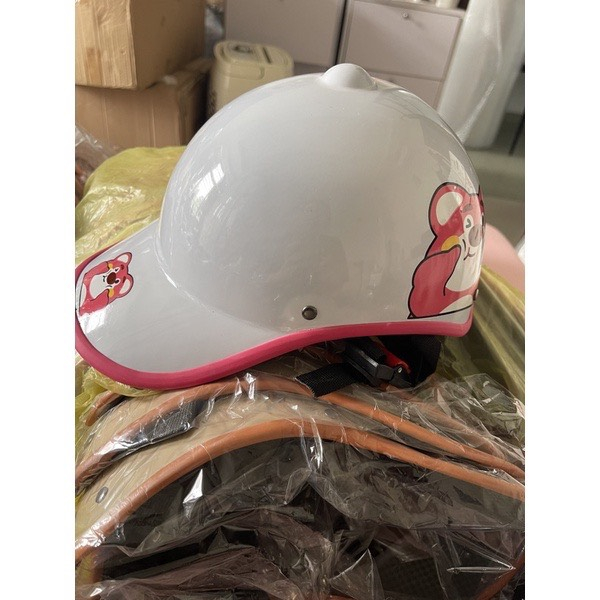 Mũ Bảo Hiểm Nửa Đầu 1/2 Nhiều Tem Siêu HOT, Mũ gấu dâu - Hàng Cao Cấp HÀNG CHẤT LƯỢNG CAO NAM NỮ