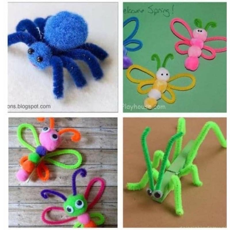 Kẽm Nhung Làm Đồ Sáng Tạo Hình Thú Hoa Sắc Màu HandMade DIY - Pansy Store