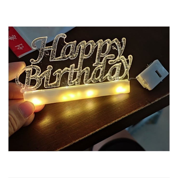 Đèn Led Trang Trí Dây Hình chữ Trang Trí Đèn Lồng Bàn Học Sinh Nhật - Pansy Store