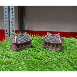 Nhà cổ trang trí non bộ,bể cá.Kt 4x5cm