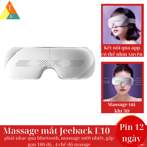 Máy massage bấm huyệt 3D mắt XM Jeeback E10 kết hợp sưởi nhiệt