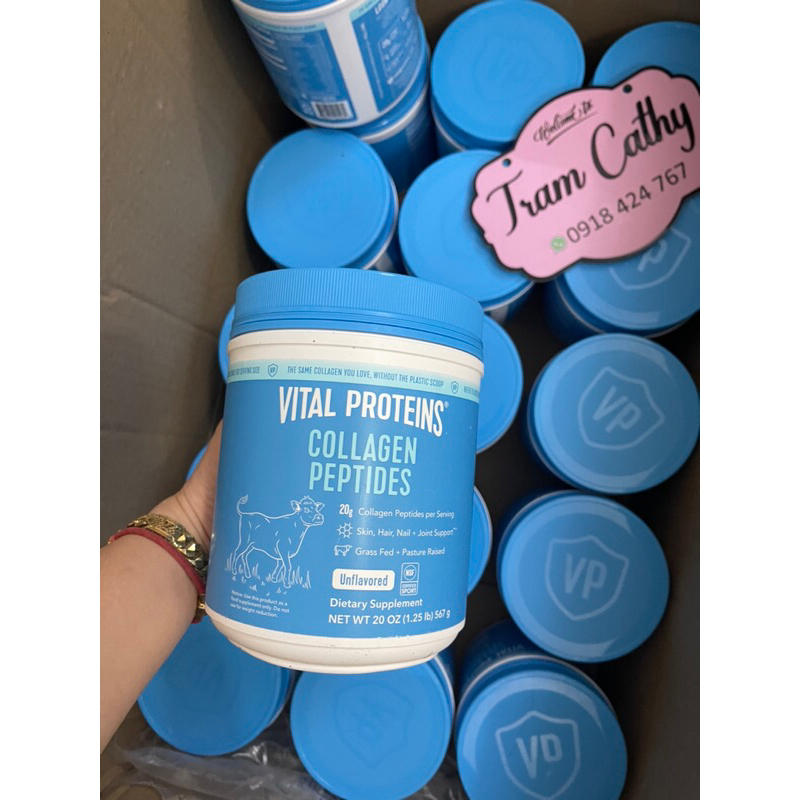 vital protein collagen peptic đẹp da 567g