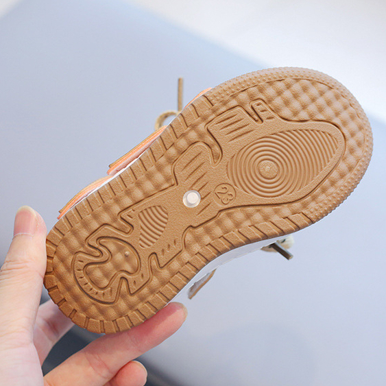 Giày Thể Thao Bé Trai Bé Gái Cao Cổ Từ 1 - 7 Tuổi Quai Dán Phong Cách Thể Thao