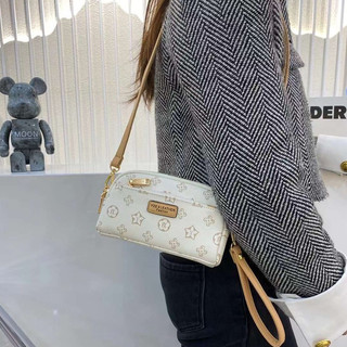 Ví clutch nữ cầm tay kèm dây đeo vai họa tiết monogram thời trang vintage dự tiệc 1193