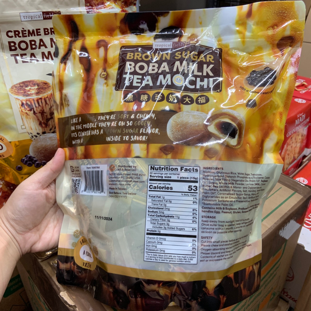 Bánh mochi Tropical Fields date 10/2024 nhiều vị siêu ngon - EDS Hàng Mỹ