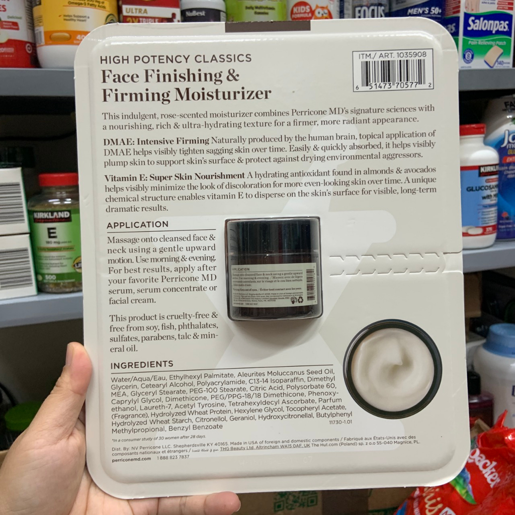 Kem dưỡng Perricone MD Hypoallergenic Face Finishing & Firming Moisturizer - EDS Hàng Mỹ