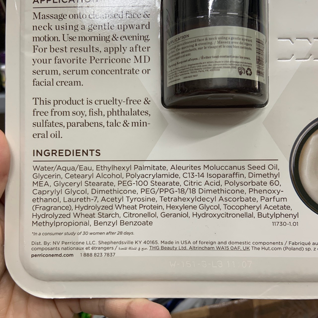 Kem dưỡng Perricone MD Hypoallergenic Face Finishing & Firming Moisturizer - EDS Hàng Mỹ