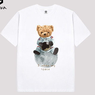 ÁO THUN NAM NỮ GẤU TEDDY PHI HÀNH GIA VẢI COTTON