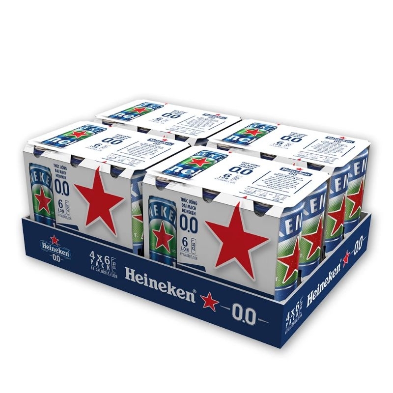 Combo 2 Thùng Bia Heineken Không Độ 0.0% 330ml