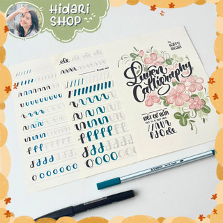 Bộ Giấy Luyện Chữ Calligraphy - Sổ Luyện Chữ Calligraphy - Hidari & Vyspace 