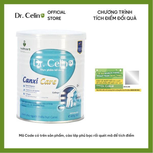 Sữa dinh dưỡng bổ sung canxi Dr. Celine Canxi care 400g
