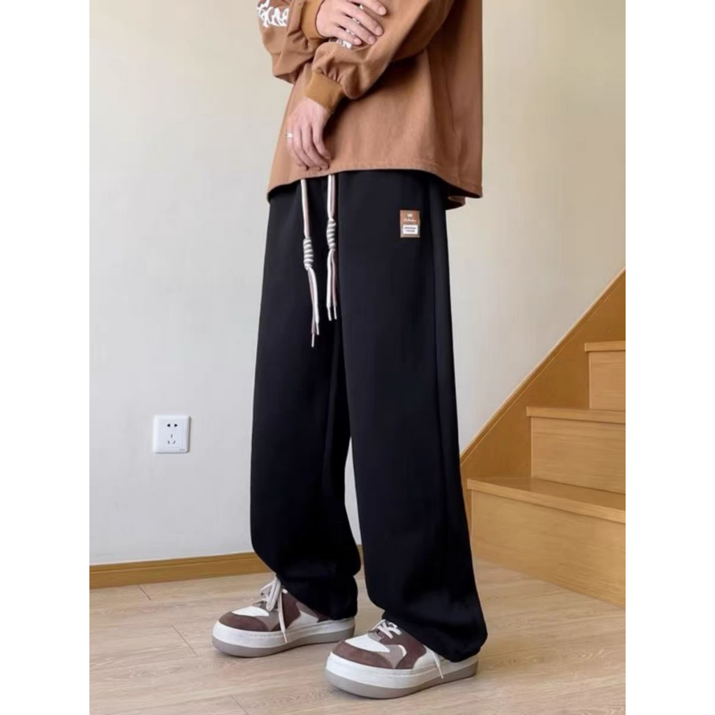 Quần Jogger nam nữ APT Unisex Quần ống rộng unisex chất liệu vải nhung tăm, mùa thu đông phong cách đường phố