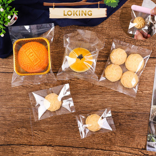 Túi đựng bánh quy, bánh kẹo Trong Suốt, Hàn Nhiệt, 100 túi/sp - LOKING