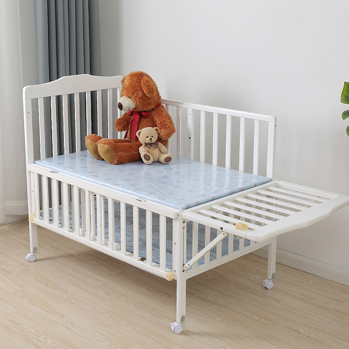 Nôi cũi cho em bé, Cũi gỗ 2 tầng cho bé,  kích thước cũi : 105*60*90cm