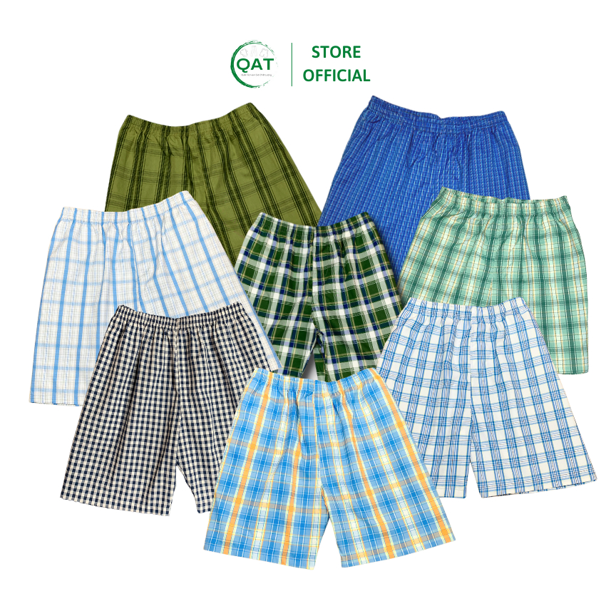 Quần Đùi Nam Cotton Mặc Ở Nhà Có 2 Túi Rộng, Quần đùi nam mặc ngủ vải mềm, mịn, thoáng,.  Đổi size trong 7 ngày