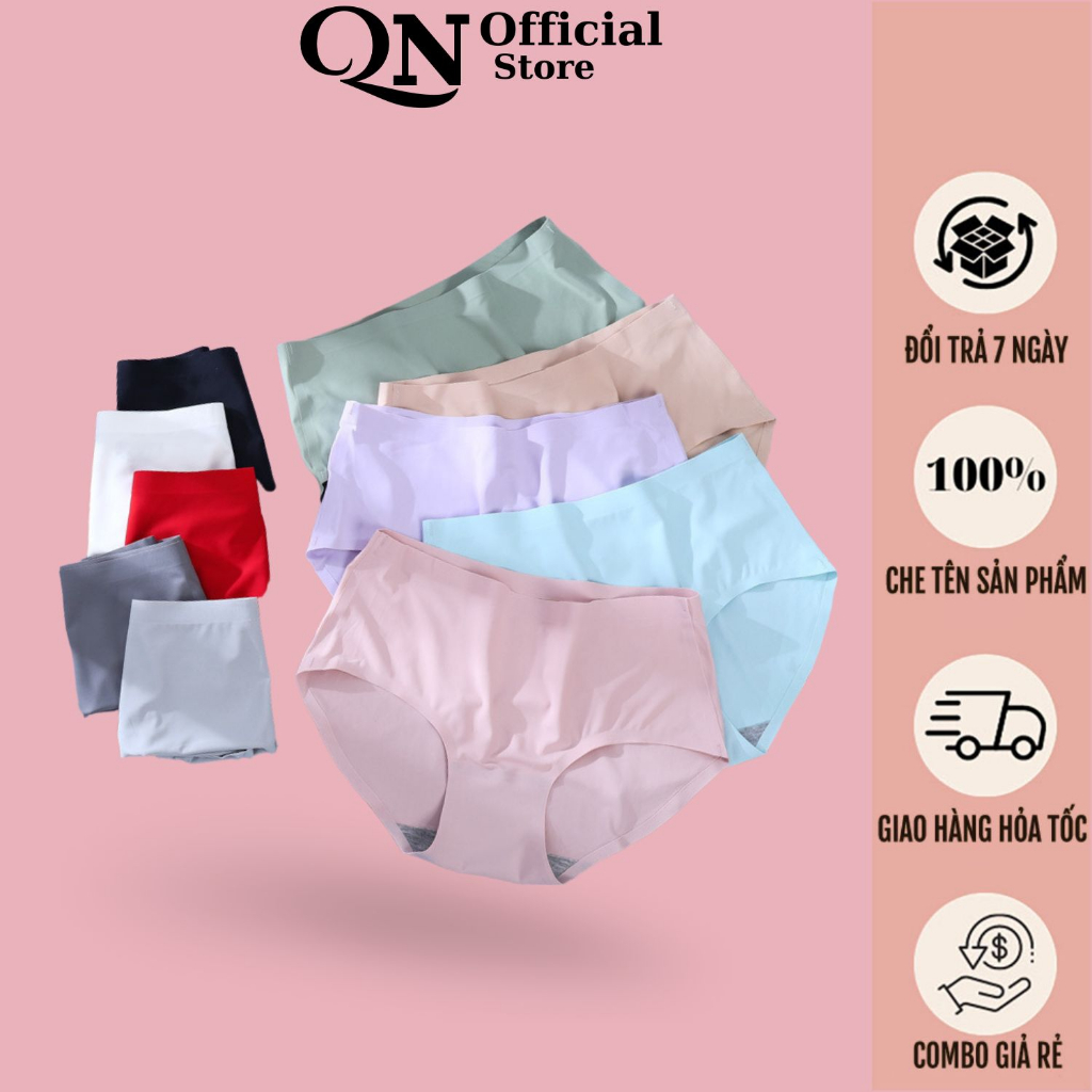 Quần lót nữ đúc su thun lạnh không đương may cao cấp mềm mại kháng khuẩn CLOVER - 5099