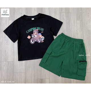 Set áo thun quần kaki túi hộp